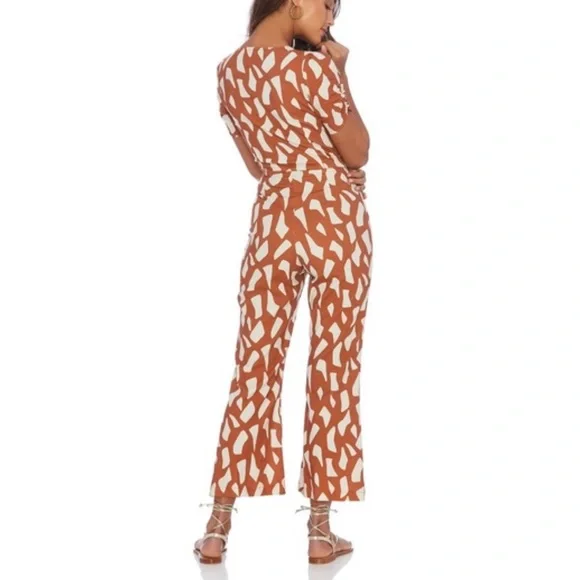 NWOT ELLEJAY x Free People Jacki Jumpsuit — Medium — Giraffe Print — Revolve NEW - Picture 4 of 7